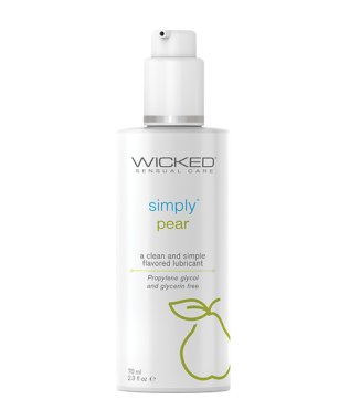 Wicked Sensual Care Simply Water Based Lubricant - 2.3 oz Pear