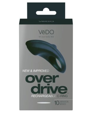 VeDO Overdrive Plus Rechargeable C Ring - Just Black