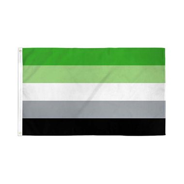 Aromantic Pride Flag 3' x 5' Polyester *