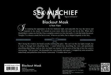 SEX & MISCHIEF BLACKOUT MASK