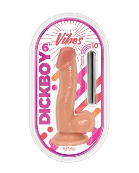 DICKBOY VIBES VANILLA LOVERS 6 IN RECHARGEABLE BULLET