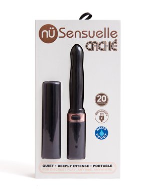 SENSUELLE CACHE 20 FUNCTION COVERED VIBE BLACK