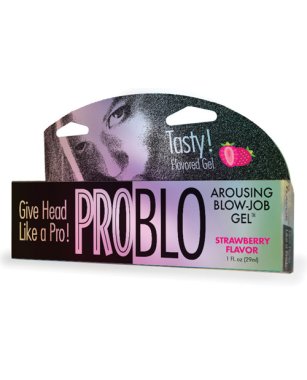 Pro Blo Oral Pleasure Gel - 1 oz Strawberry