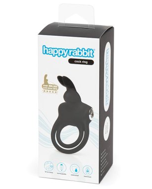 Happy Rabbit Cock Ring - Black