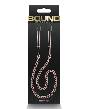 Bound DC3 Nipple Clamps - Rose Gold