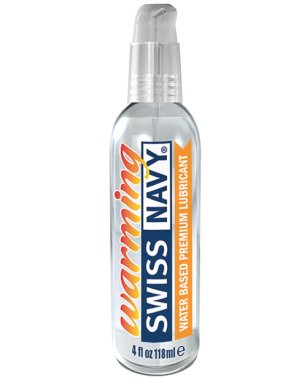 Swiss Navy Warming Water Based Lubricant - 4 oz
