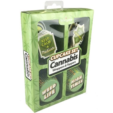 Cupcake Set, Cannabis *