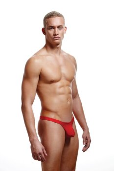 ENVY LOW RISE THONG RED M/L