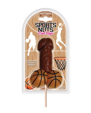 SPORTS NUTS COCK POPS BASKET BALLS CHOCOLATE LOVERS