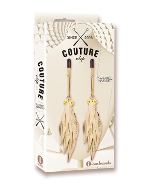 COUTURE CLIPS GOLDEN HARVEST LUXURY NIPPLE CLAMPS