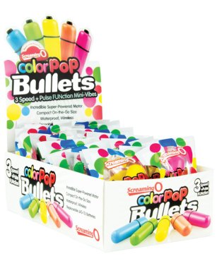 Screaming O Color Pop Bullet Display - Box of 20