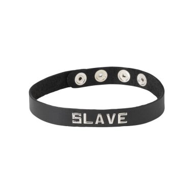 Wordband Collar - SLAVE*