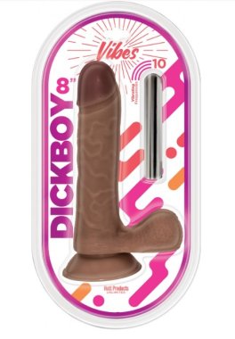 DICKBOY VIBES CHOCOLATE LOVERS 8 IN RECHARGEABLE BULLET