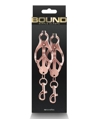 Bound C3 Nipple Clamps - Rose Gold
