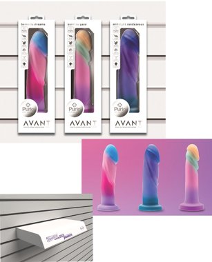 Blush Avant Suction Cup Dildo Merchandising Display Kit