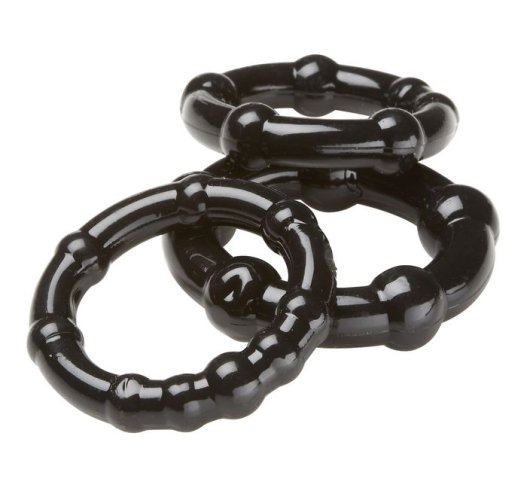 CLOUD 9 COCKRING COMBO BEADED BLACK