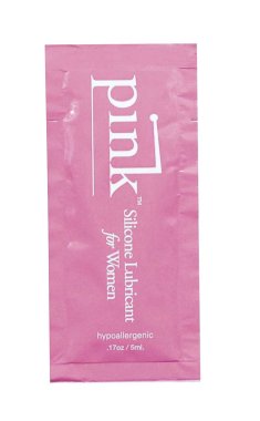 PINK SILICONE LUBE .17 OZ