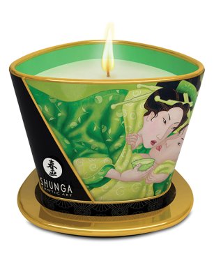 Shunga Massage Candle Zenitude - 5.7 oz Exotic Green Tea