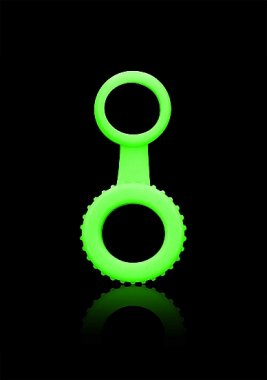 GLOW COCK RING & BALL STRAP GLOW IN THE DARK