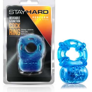Stay Hard 5 Func - Vibrating C RING
