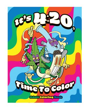 Wood Rocket It's 4:20 Time to Color