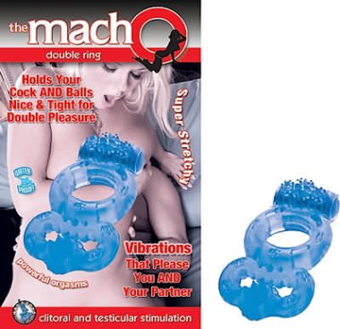 MACHO DOUBLE RING BLUE