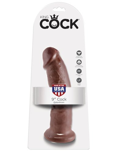 KING COCK 9 IN COCK BROWN