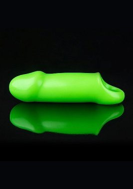 GLOW SMOOTH THICK STRETCHY PENIS SLEEVE GLOW IN THE DARK