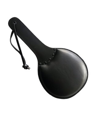 Rouge Leather Padded Ping Pong Paddle - Black