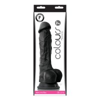 COLOURS PLEASURES 7IN DILDO BLACK