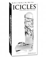 Icicles No. 40 Hand Blown Glass Dong - Clear