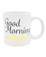 Attitude Mug Good Morning Asshole - 22 oz