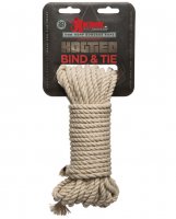 Kink Bind & Tie Hemp Bondage Rope - Brown 30 ft