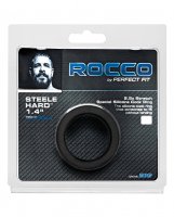 The Rocco Steele Hard 1.4' Silicone Super Stretch - Black