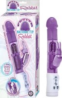 (WD) PETITE NATURAL TIP RABBIT PURPLE