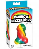 Rainbow Pecker Pops Pack - Pack of 6