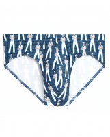 2XIST Graphic Micro 1 Bikini Sailor Man Vintage Blue LG