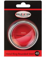 Malesation Nickel Free Stainless Steel Rounded - 48 mm