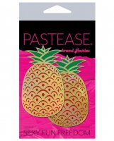 Pastease Glitter Pineapples - Yellow O/S