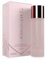 High On Love Hemp Massage Oil - Strawberries