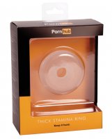 Porn Hub Thick Stamina Ring - Clear