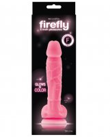 Firefly 5' Silicone Glowing Dildo - Pink