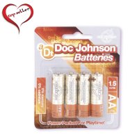 Doc Johnson AA Size Batteries 4 Pack
