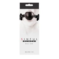 SINFUL BLACK BALL GAG