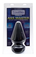 TITANMEN ASS MASTER BUTT PLUG 4.5 IN BLACK