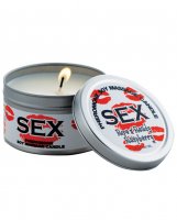 Ripe-N-Ready Pheromone Soy Massage Candle - 4 oz Raspberry