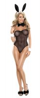 (WD) BEDTIME BUNNY BLACK LARGE