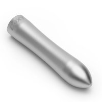 4.5 inch Rechargeable Vibrator Silver