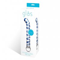 GLAS MR. SWIRLY 6.5 G-SPOT GLASS DILDO '