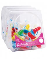 Bachelorette Party Favors Candy Pecker Pacifier Ring - Bowl of 48